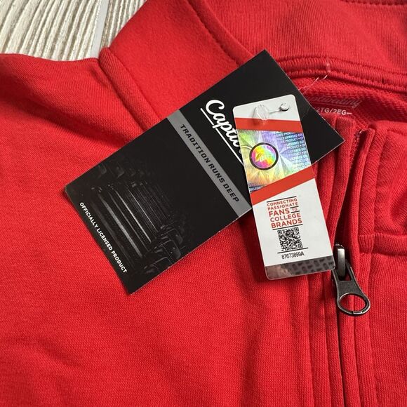 Louisville Cardinals 1/4 Zip Pullover Men’s XXL Red Logo Captivating New - Picture 5 of 11